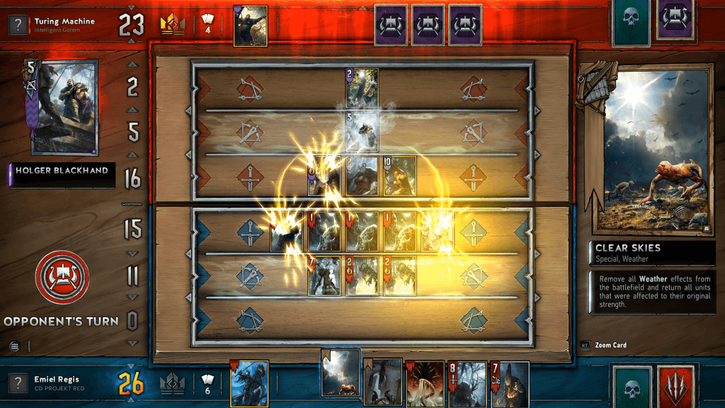 gwent beta battlescreen