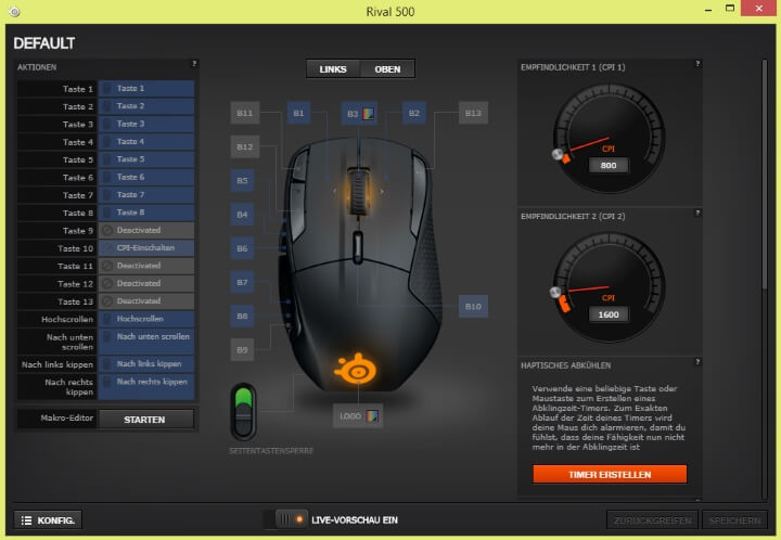 SteelSeries Rival 500 Test