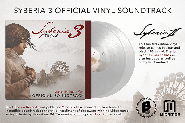 Syberia 3 Soundtrack Vinyl