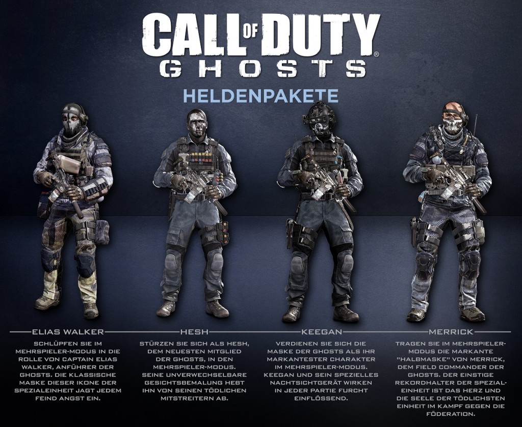 2_COD GHOSTS Heldenpaket Pack Standard