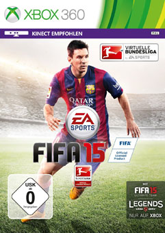 FIFA 15 Xbox 360 Cover