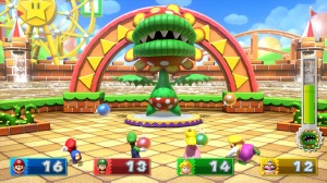 Mario Party 10 Wii U Team gegen Pflanze