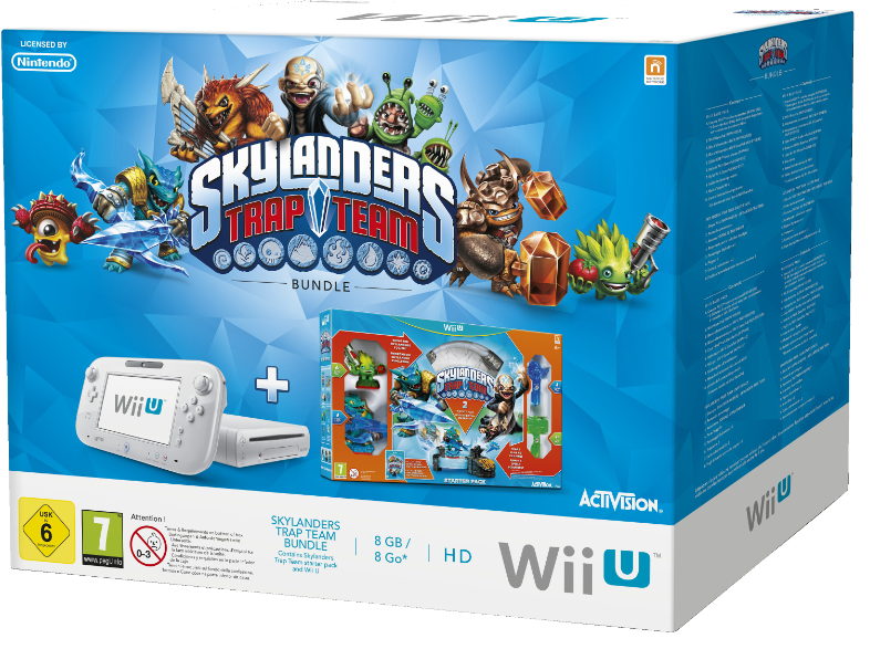 NINTENDO-UE-Wii-U-Skylanders-Trap-Team-Bundle