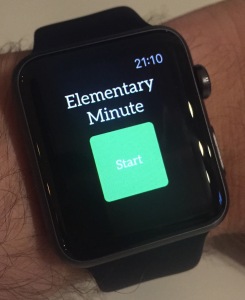 Apple Watch Elementary Minute