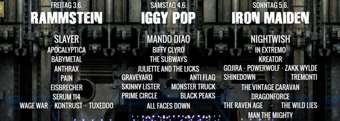 Rock in Vienna LineUp