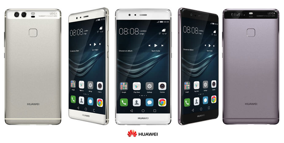 Huawei P9 Smartphone Review Test Aufstellung