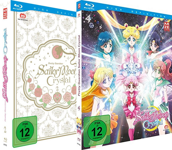 Sailor Moon Crystal Vol 3 und 4 Cover