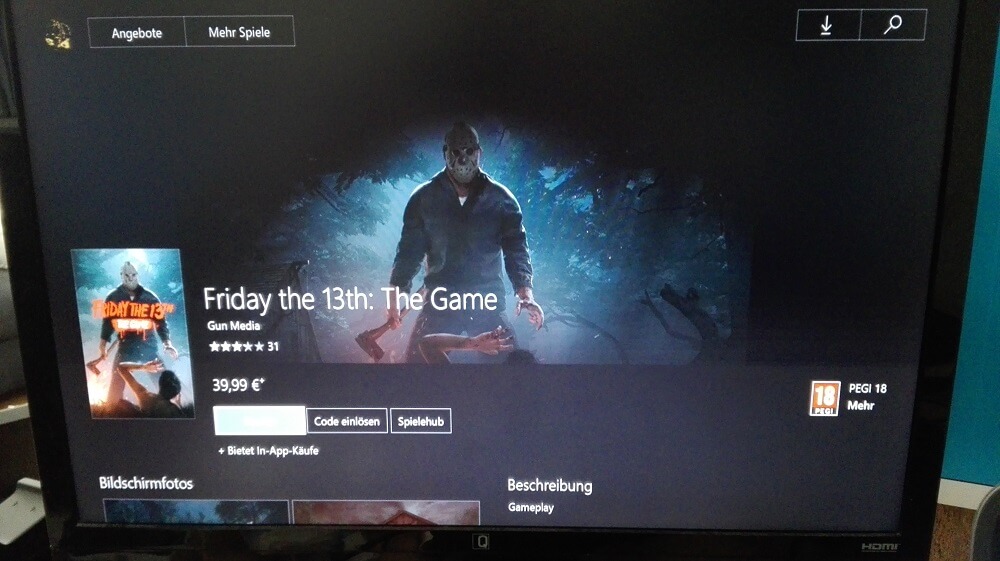 Friday the 13th Xbox One