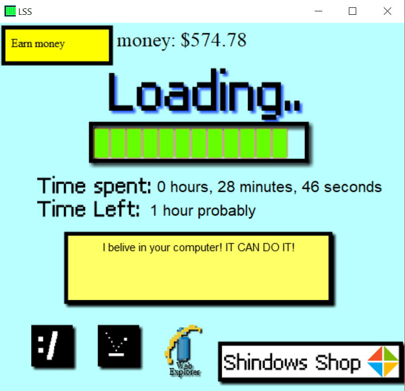 loading screen simulator