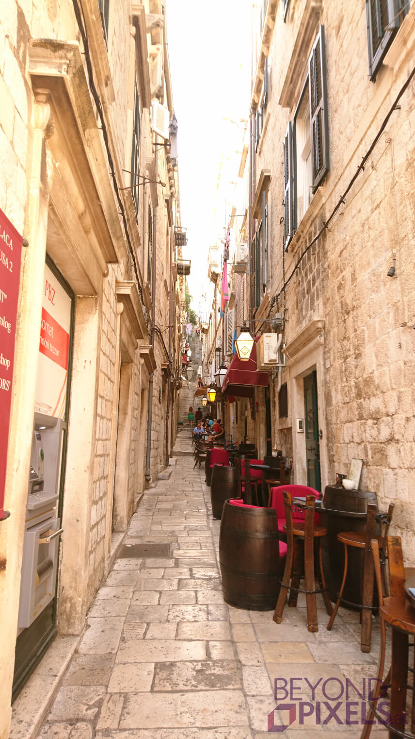 Urlaub in Dubrovnik Gassen Restaurant