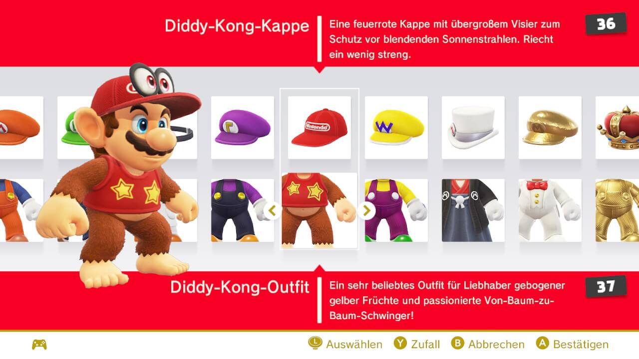 Super Mario Odyssey Diddi Kong