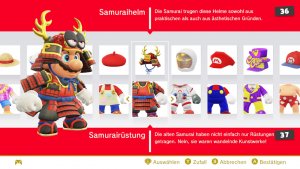 Super Mario Odyssey Samurai