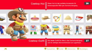 Super Mario Odyssey Cowboy