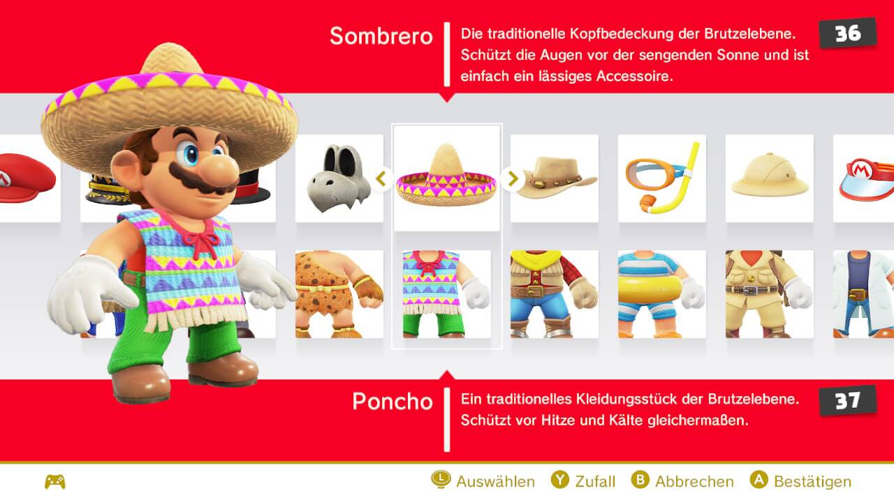 Super Mario Odyssey Mexikaner