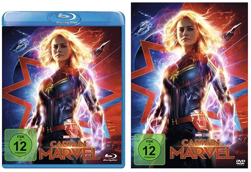 Captain Marvel Blu-ray Gewinnspiel DVD
