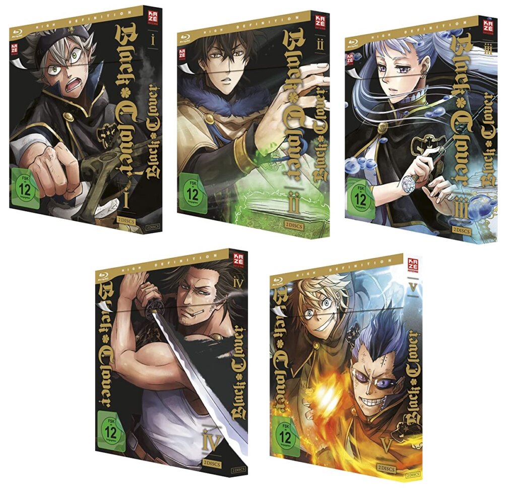 Black Clover Vol. 1-5