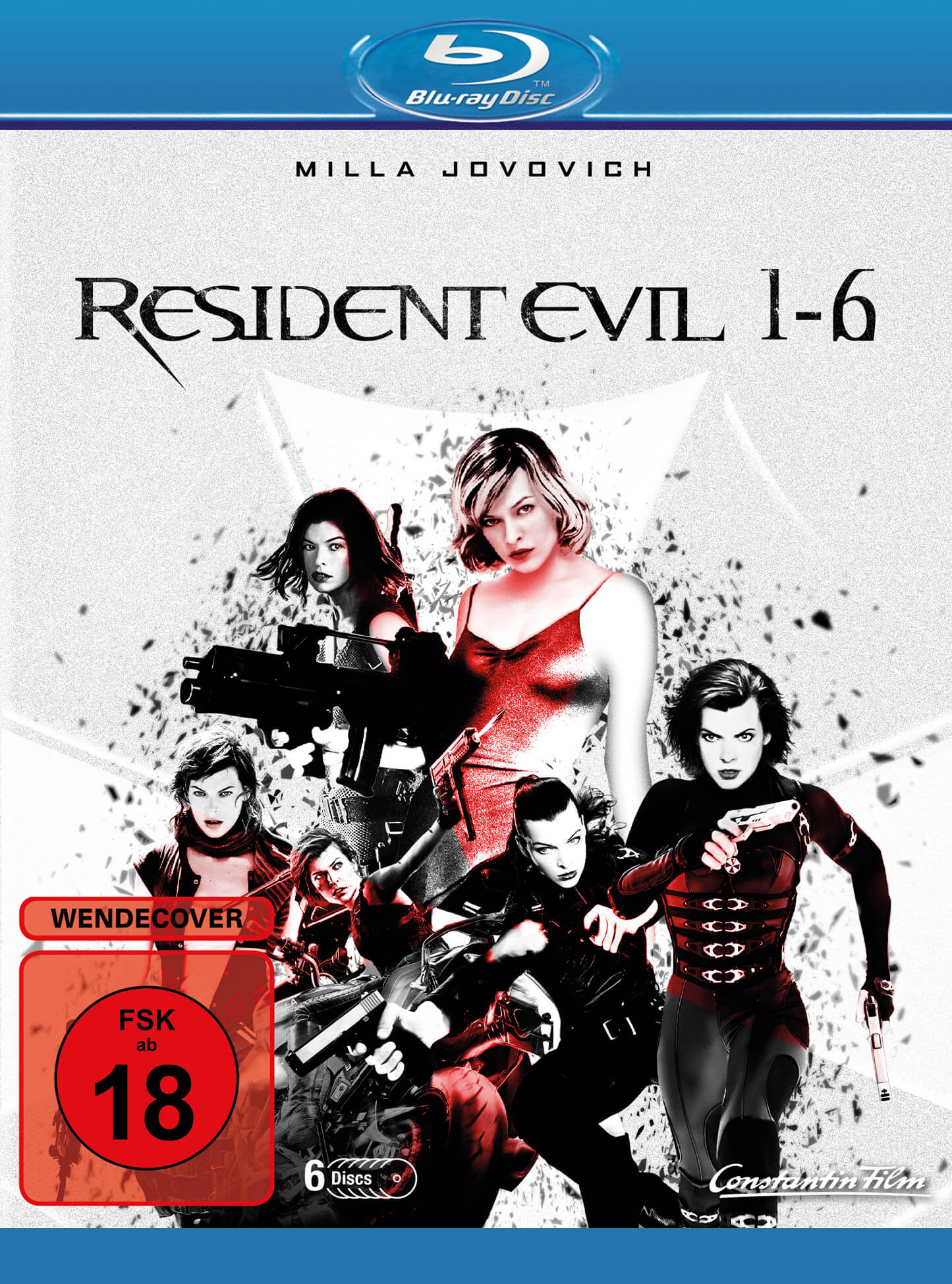 Resident Evil 1-6 Blu-ray