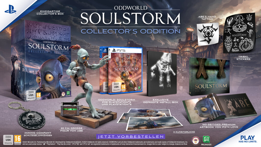 Oddworld: Soulstorm Box-Version Collector's Edition Oddition
