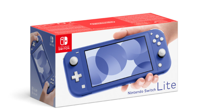 blaue Nintendo Switch Lite