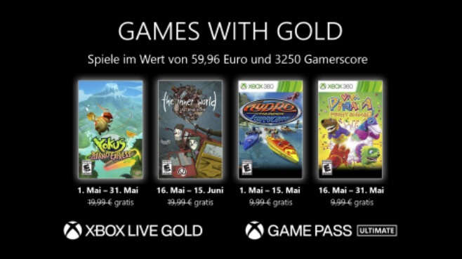 Games with Gold Mai 2022
