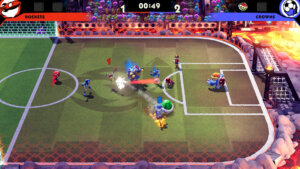 Mario Strikers Battle League Football Spielfeld