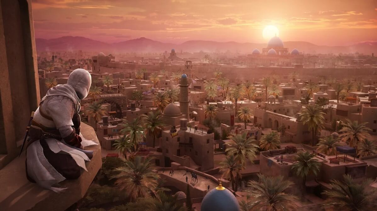 Assassin´s Creed Mirage - Basim sieht über die Stadt Bagdad