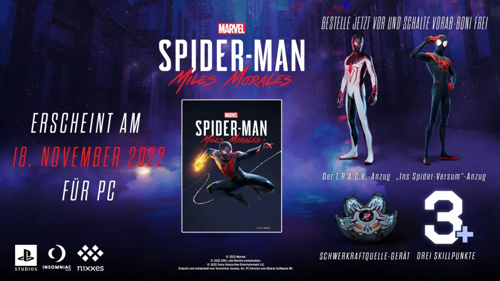 Marvel's Spider-Man: Miles Morales PC Pre Order