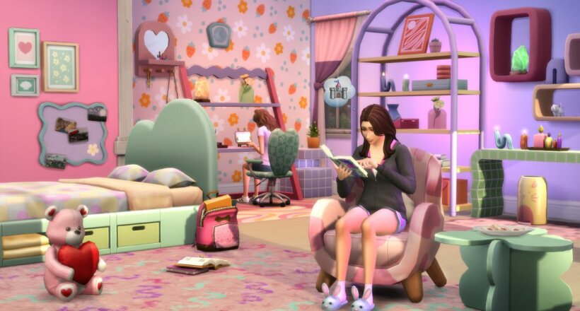 Die Sims 4 Pastell-Pop-Set und Krimskrams-Set