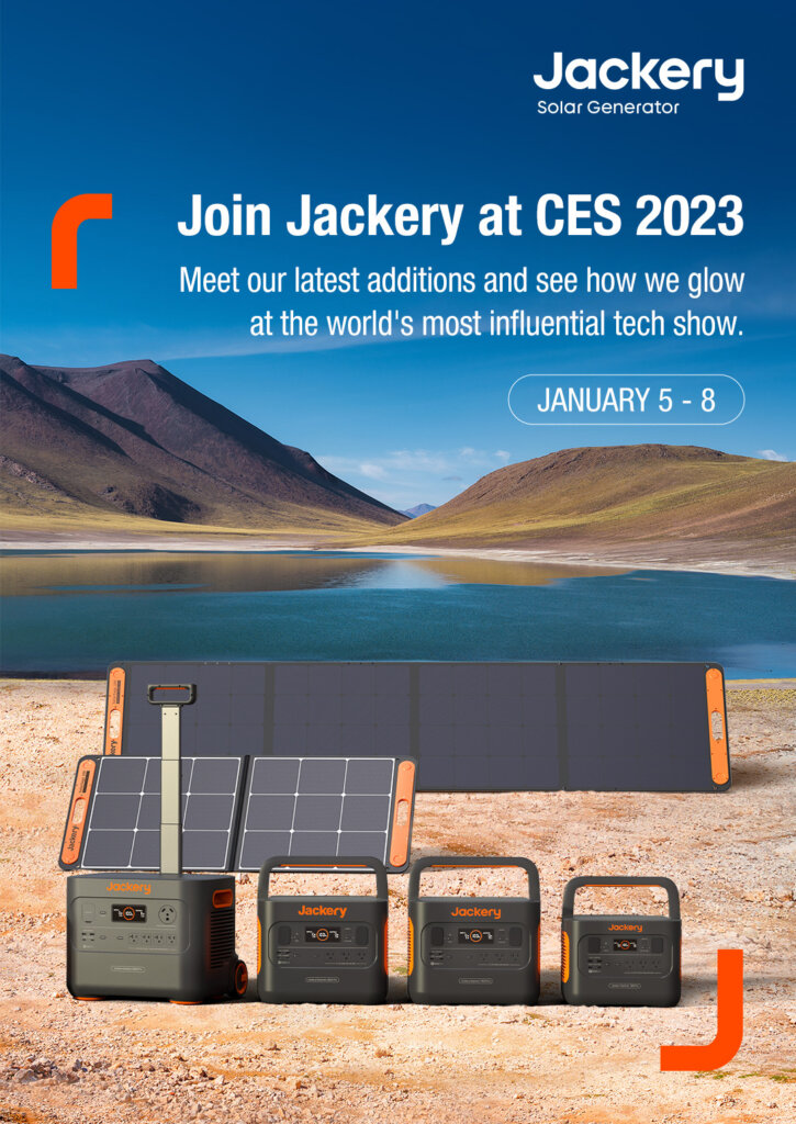 CES 2023 Jackery Solar generator 3000 Pro