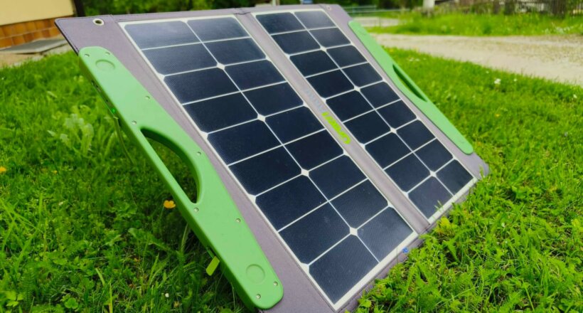 GreenAkku Solartasche 70Wp Sunpower