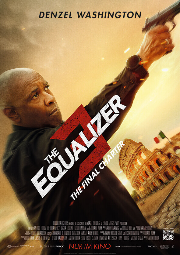 Denzel Washington kehrt mit The Equalizer 3 in seiner Paraderolle als Robert McCall am 1.9.2023 zurück in die österreichischen Kinos.