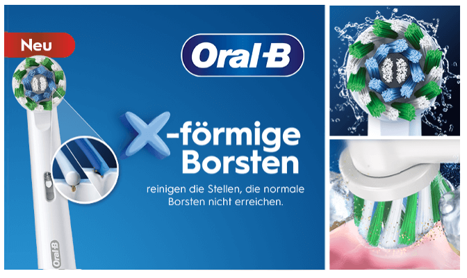 Oral B-Pro Aufsteckbürsten