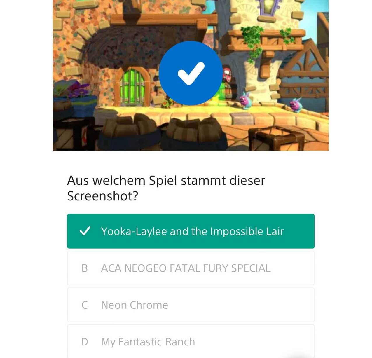 PlayStation Adventkalender Errate das Spiel Yooka