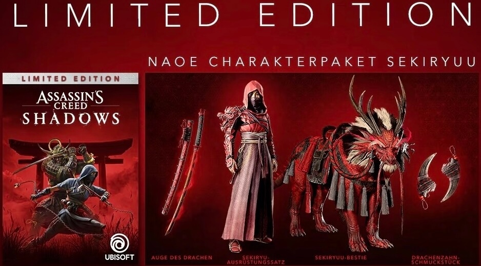 Asssassin's Creed Shadows Limited Edition