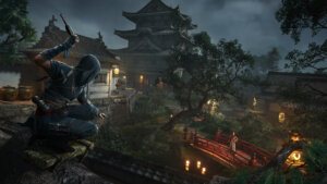 Asssassin's Creed Shadows - Tempel bei Nacht