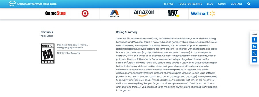 Silent Hill 2 Remake Xbox Series