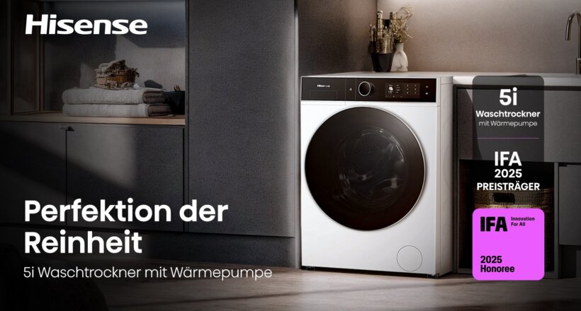 Hisense Wärmepumpen-Waschtrockner Serie 5i