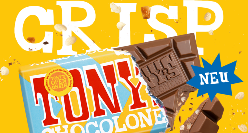 Rice Crisp, Baby! Tony's Chocolonely präsentiert: Vollmilch Rice Crisp Karamell