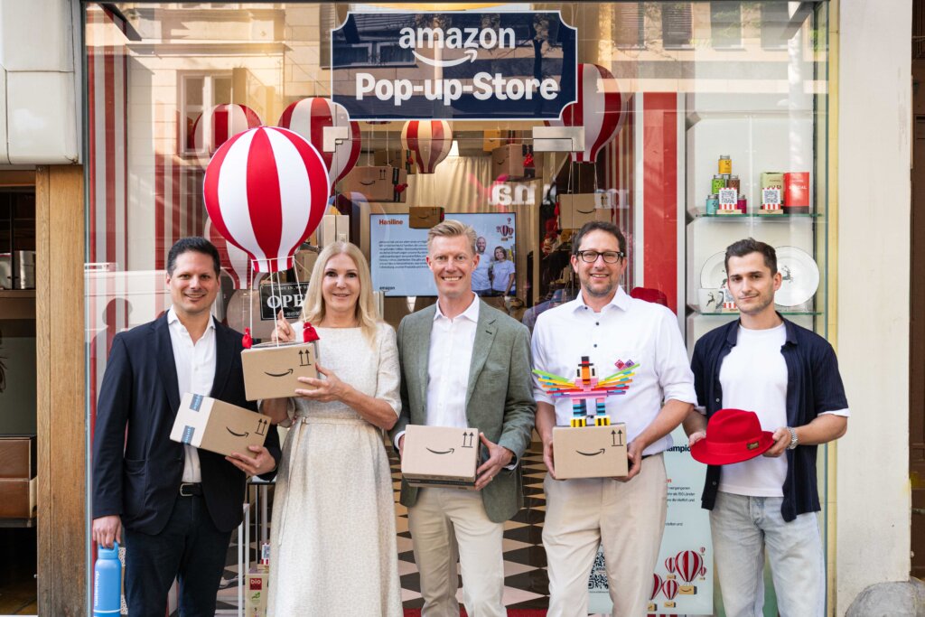 Lukas Grubauer(Waterdrop), Iris Thalbauer (WKO), Yorck von Mirbach (Amazon), Stefan Friedrich (Bioblo), Max Runge (Geschwister Mauerer)