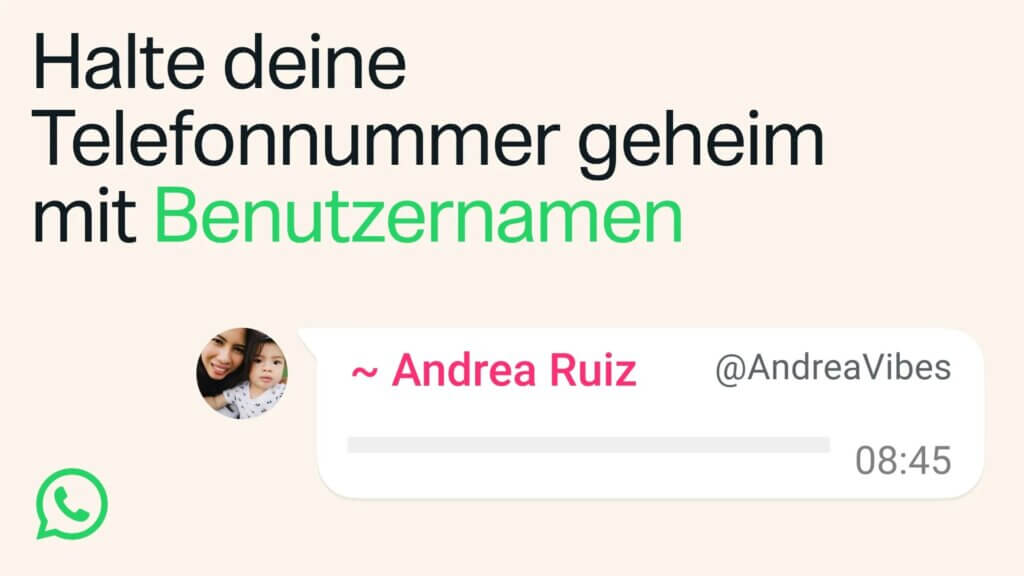 WhatsApp Benutzernamen