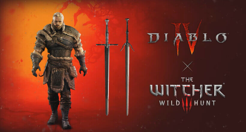 Diablo Geralt The Witcher Skin coop