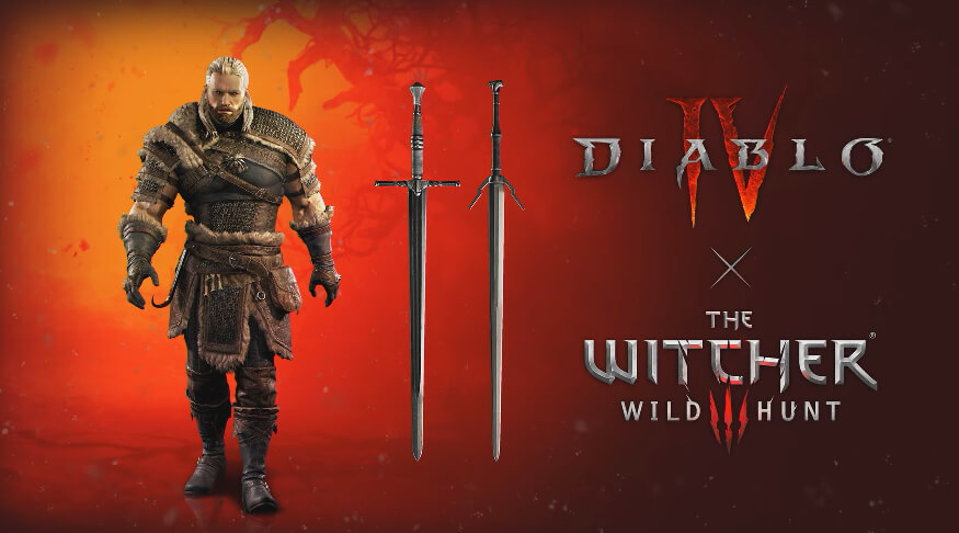 Diablo Geralt The Witcher Skin coop