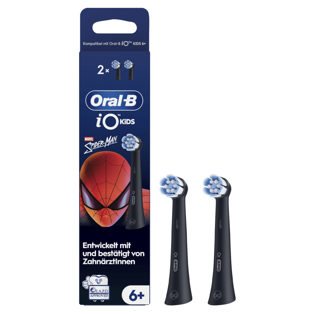 Die Oral-B iO Kids im MARVEL Spider-Man Design bringt Action ins Badezimmer