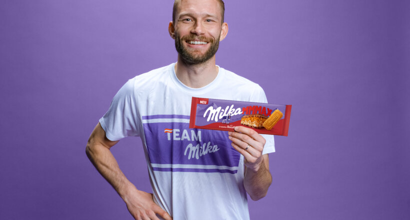 Milka MMMAX Crunchy Biscoff Creme mit Waffel